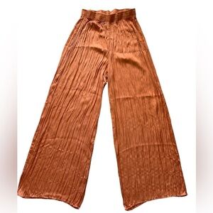 Orange Flowy Pants Women’s Size S Like New​